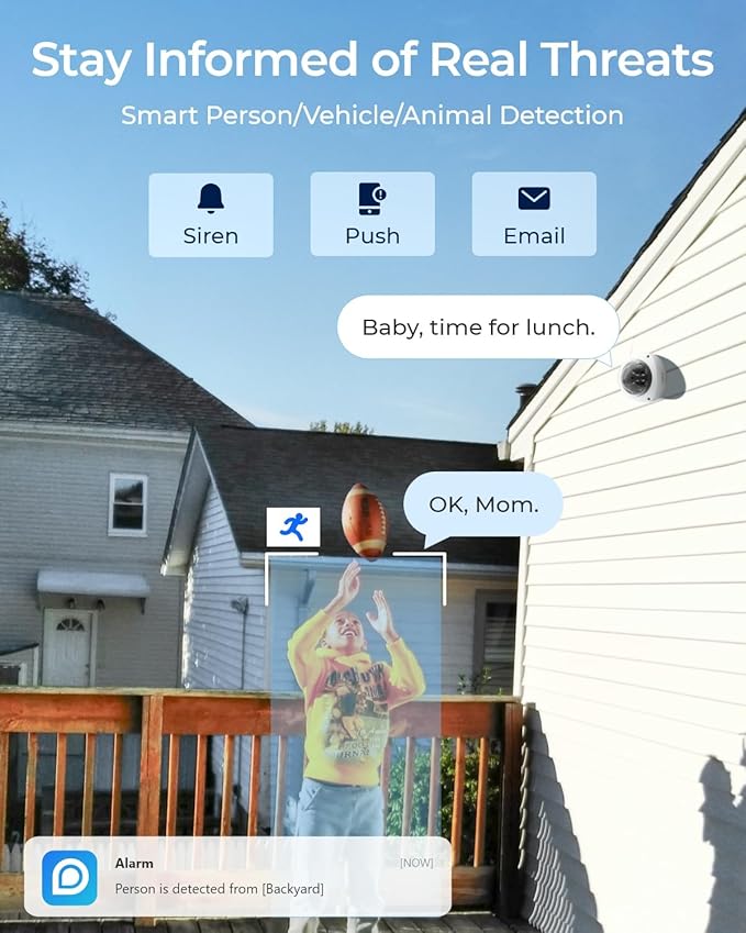 REOLINK 4K 8MP 180° Dual-Lens PoE IP Camera, IK10 Vandal-Proof, Person/Vehicle/Animal Detection, Spotlight Color Night Vision, 2 Way Talk, IP67 Weatherproof, No PT Supported, Duo 2V PoE