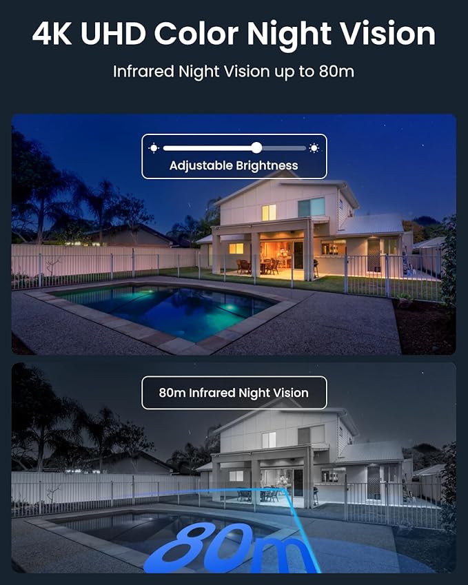REOLINK RLC-823S2 Smart 4K/8MP UHD PTZ Security Camera with Cutting-Edge 16X Optical Zoom and 3D Zoom, Color Night Vision with Spotlights, Person/Vehicle/Animal Detection, 2 Way Talk, 24/7 Recording