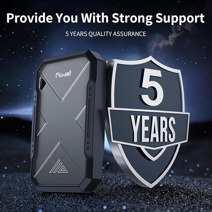 500GB Portable SSD, Up to 2050MB/s, USB 3.2 Gen2 USB-C, IP68 Water & Dust Resistant, Shockproof, External Solid State Drive for Smart TV, Cameras, iPhone 16/15, Windows, Mac and Other Devices (FP90)