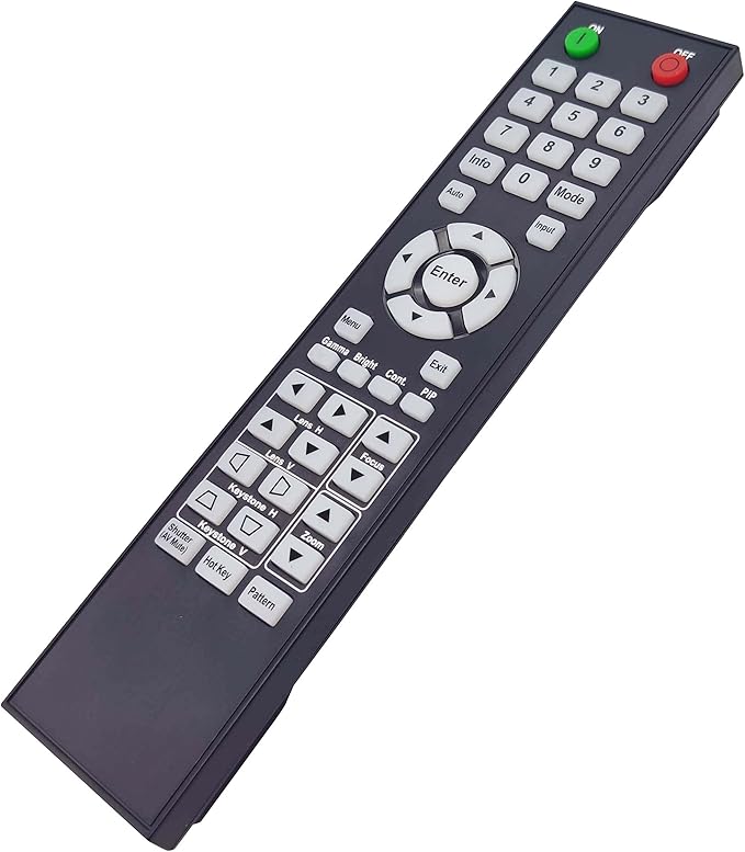 BR-3074W Projector Remote Control for Optoma WU1500, ZK1050, ZK750, ZU1050, ZU650+, ZU660, ZU750, ZU850, ZU860