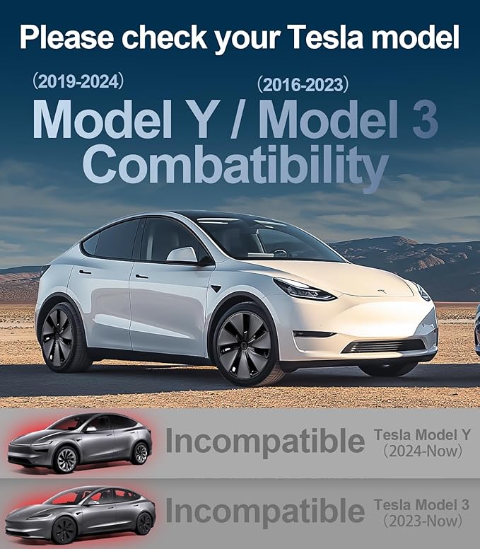 2 in 1 Tesla Model Y & Model 3 [Anti-Glare] Screen Protector, Model 3(2017~2023) /Model Y(2020~2025) Accessories 9H+ Tempered Glass, Fingerprint Resistant, Curved Edge Fit