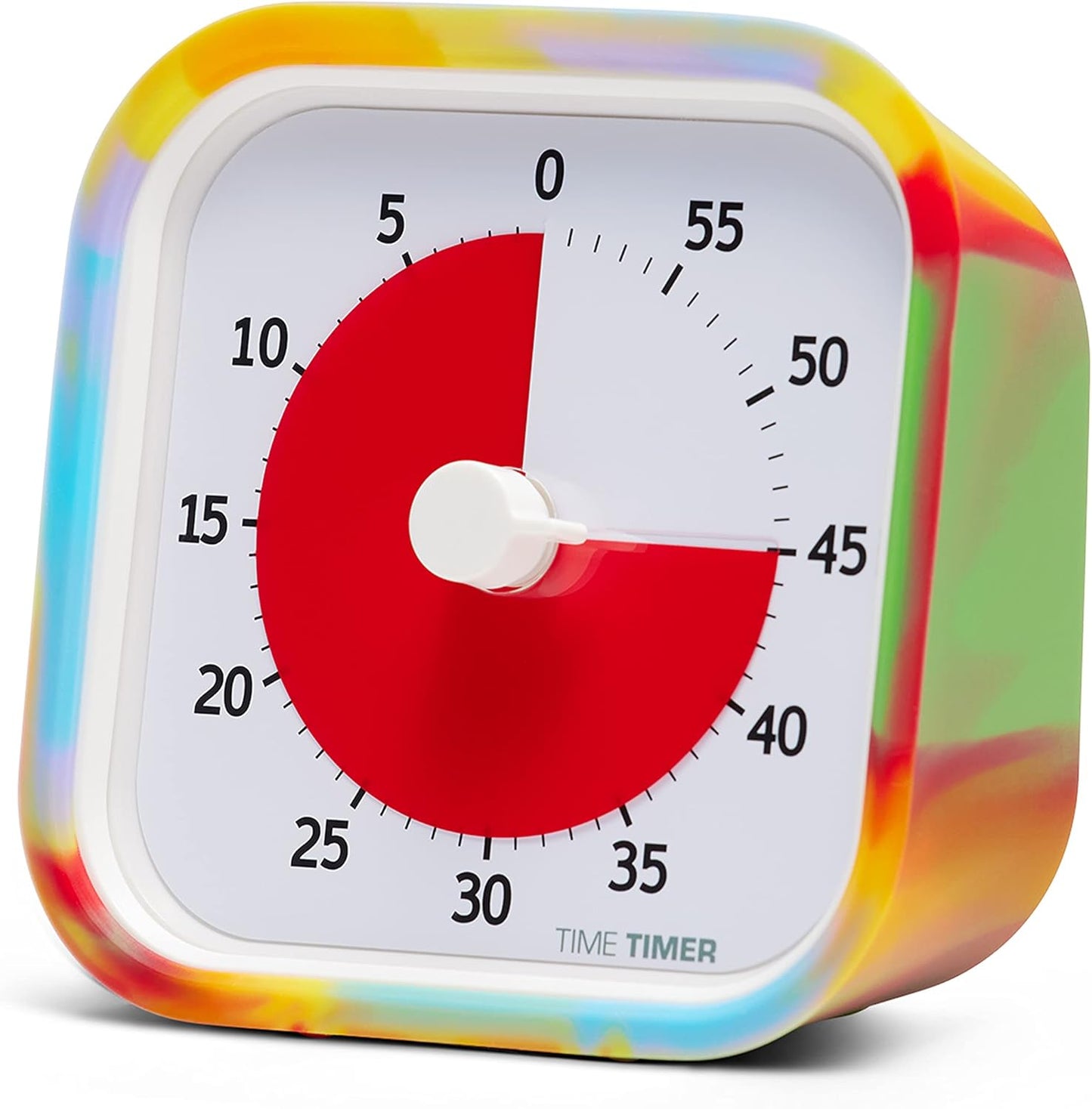 Time Timer MOD Tie Dye â â Special Edition â â â Visual Timer for Kids Classroom Learning, Elementary Teachers Desk Clock, Homeschool Study Tool and Office Meetings with Silent Operation (Tie Dye)