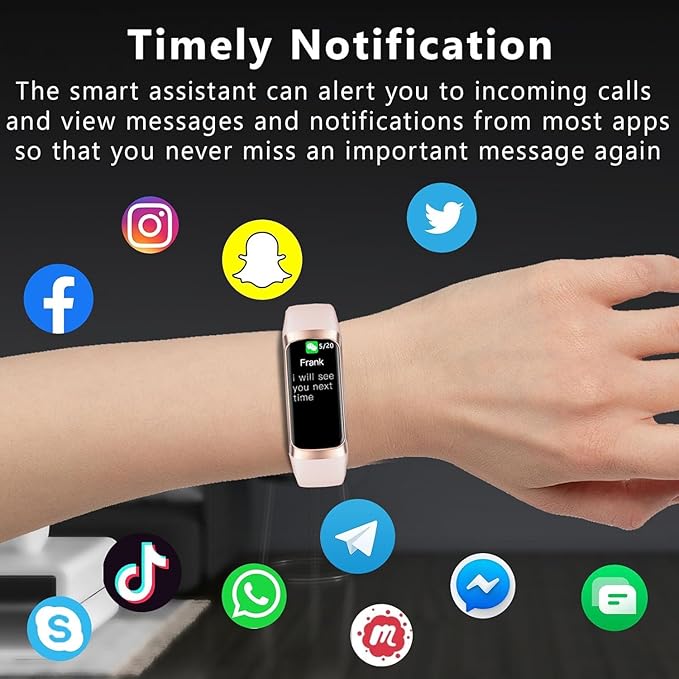 Fitness Tracker Activity Tracker Smart Watch 1.10''AMOLED Touch Color Screen,Smart Watch with 24/7 Blood Oxygen Heart Rate,Sleep Monitor,IP68 Waterproof,Step Counter Health for Women Men (Pink)
