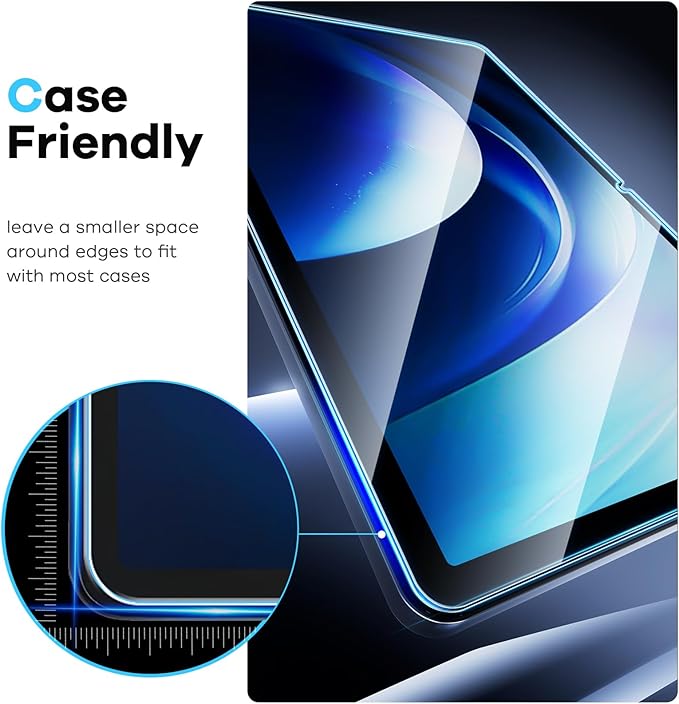 AACL 2-Pack Tempered Glass for All-New Fire Max 11/TM112/ TalphaU Screen Protector 11 Inch (2023, 13th Gen) [Easy Installation][Anti-Scratch]