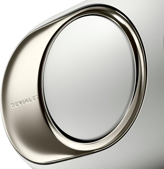 Devialet - Phantom Ultimate 98 dB - Light Pearl - Zero Distortion - High-Resolution Audio Processing - Multiroom Sync. - Home Audio Speaker