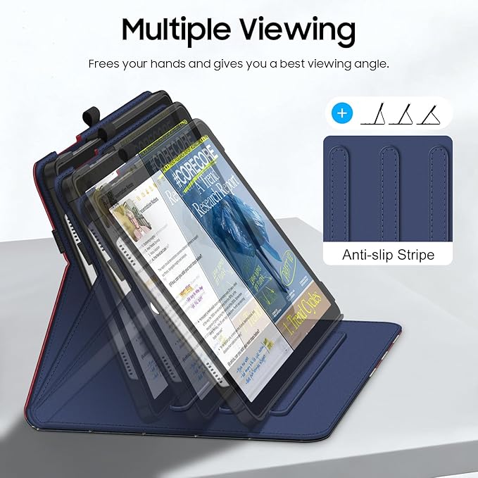 Fintie Case for Samsung Galaxy Tab A9 Plus/A9+ 5G 11 Inch 2023 Model (SM-X210/X216/X218), Multi-Angle Viewing Smart Stand Back Cover with Pocket Auto Wake/Sleep, US Flag