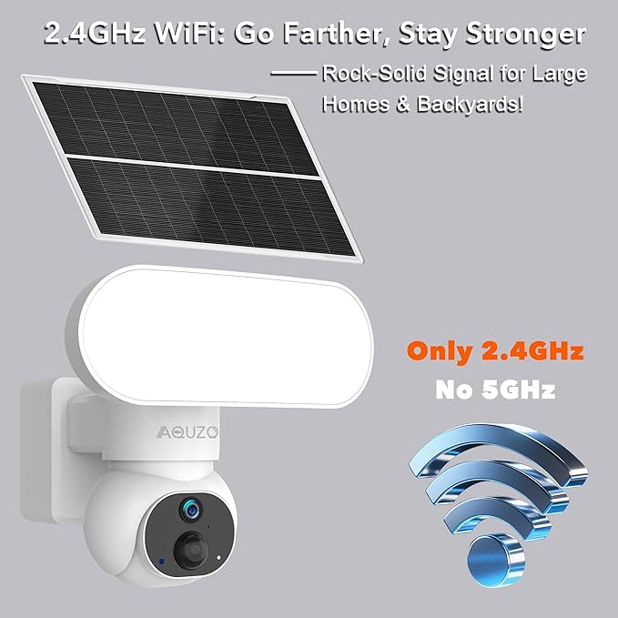 Solar Floodlight Camera with 1500LM Bright Lights-2K Wireless Outdoor Security PT Cam, Motion Activated Color Night Vision Illuminates Entire Yard & Driveway, No Monthly Fee, 64GB SD Card Included