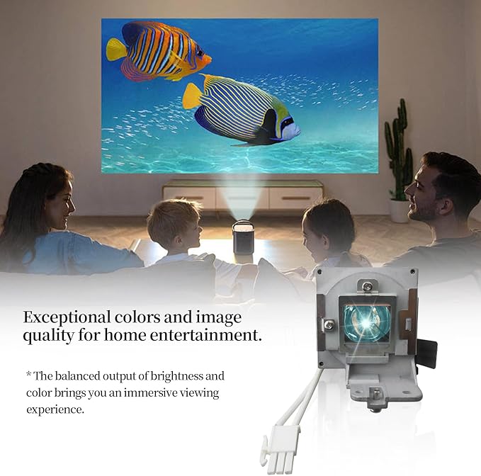 5J.J9R05.001 Replacement Projector Lamp Bulb Compatible with BENQ MS504 MS512H MS514H MS521P MS522P New Generation A+ Lampwick Lamp Bulb Replacement with Housing