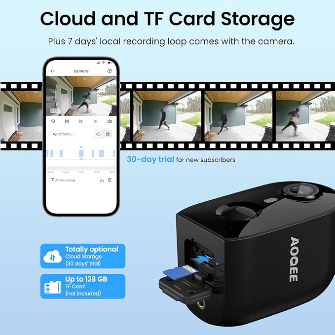 Cameras for Home Security-2.4Ghz WiFi Security Cameras Wireless Outdoor, Battery Powered with Solar Panel, Color Night Vision, AI Motion Detection, SD Card/Cloud Storage, Work with Alexa, Y8 2P