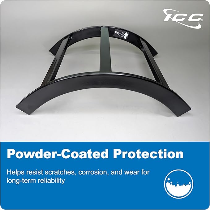 ICC Cable Runway Rack 90° Outside Corner, 16-Gauge Steel, Made in USA