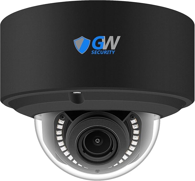 GW Security 8 Channel 12MP NVR 4K IP PoE Security Camera System with 8 UHD 8MP 4K 2.7-13.5mm Motorized Zoom Color Night Vision Waterproof AI Dome Camera, Intelligence AI Smart Functions