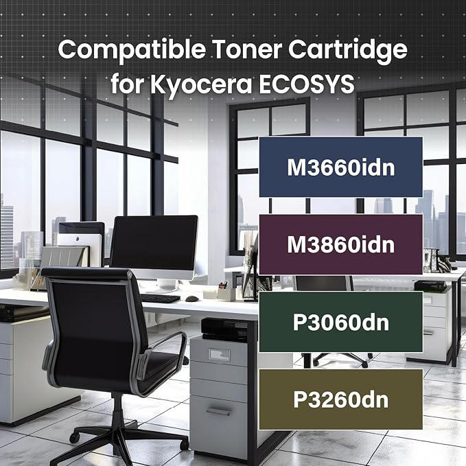 SHIKI Compatible Toner Cartridge for Kyocera ECOSYS M3660idn/M3860idn/P3260dn/P3060dn (TK3192) 25,000 Pages (Monochrome)