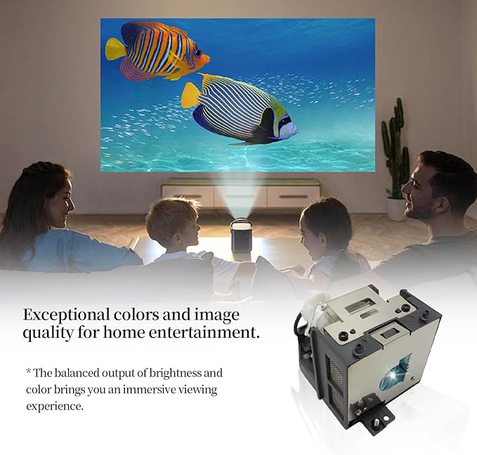 AN-100LP Replacement Projector Lamp Bulb Compatible with Sharp XR-105/10S 10X/11XC/20S/20X/HB007/HB007X;XG-MB50X/MB50XL/MB55/MB55X/MB65/MB65X/MB67/MB67X;XV-Z3100/Z3000/Z100, with Housing