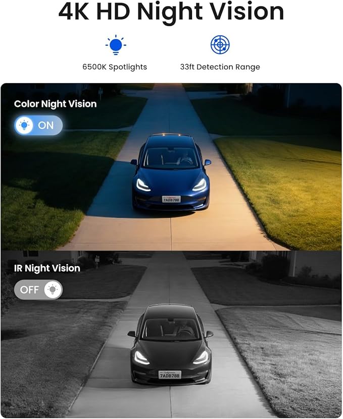 REOLINK 4K 4G LTE 360° Cellular Security Camera Wireless Outdoor +128G SD Card - 4Pack, No WiFi Solar Powered, SIM Card Included, 8MP Color Night Vision, Local/Cloud Storage, Go PT Ultra+Solar Panel 2