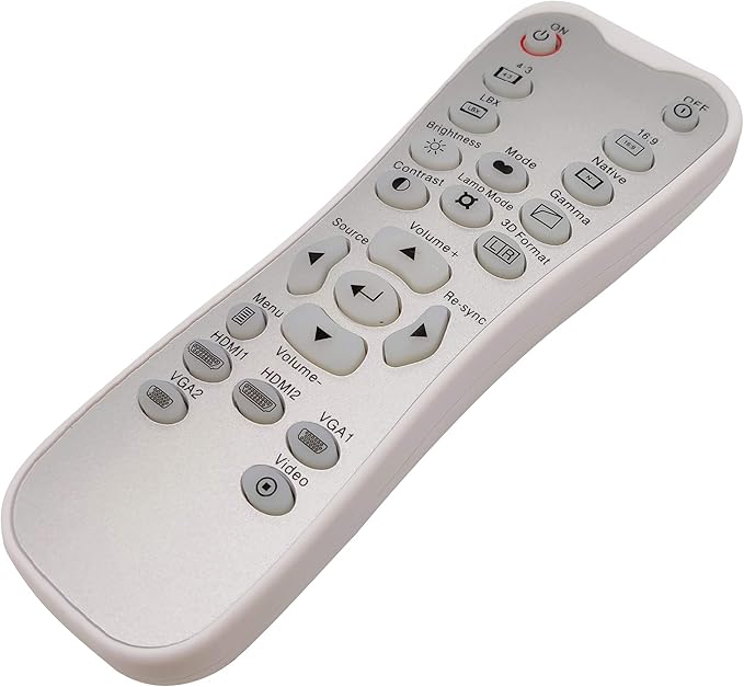 BR-3067B Projector Remote Control for Optoma DH1011, EH300, HD131X, HD131Xe, HD131Xw, HD25, HD2500, HD25e, HD25-LV, HD25-LV-WHD, HD30, HD30B