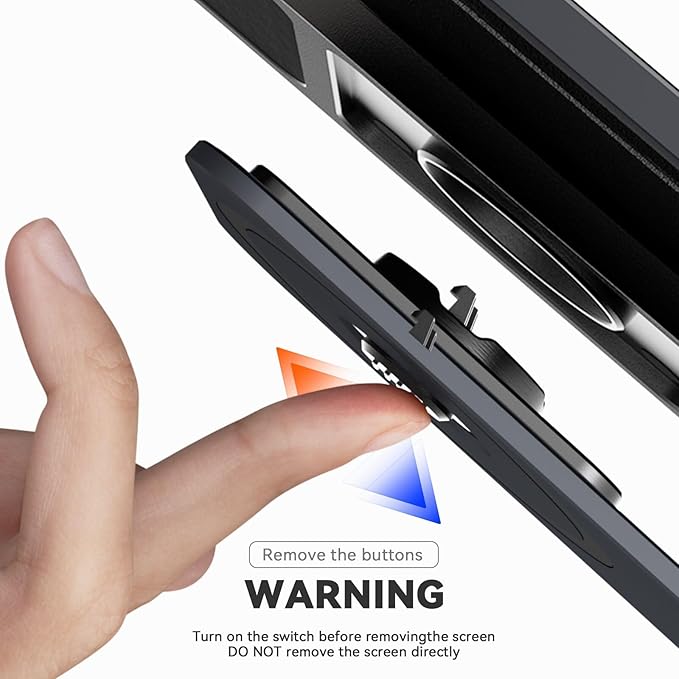 15.6" Laptop Screen Extender, FHD 1080P IPS Screen Extender Portable Monitor for 13.6"-17.3” Laptops, Travel Laptop Screen Extender with USB-C&HDMI, Triple Monitor for Windows, Mac
