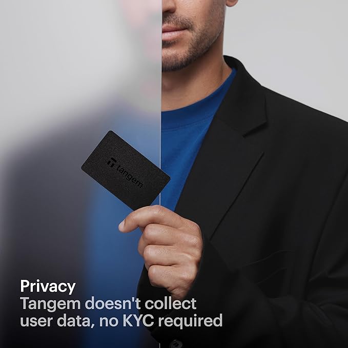 TANGEM Wallet Pack of 2 - Secure Crypto Wallet - Trusted Cold Storage for Bitcoin, Ethereum, NFT's & More Coins - 100% Offline Hardware Wallet