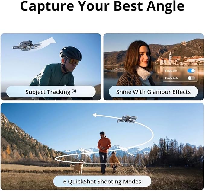 DJI Flip (RC-N3), Drone With 4K UHD Camera for Adults, Under 249 g, 3-Axis Gimbal Stabilization, 44000ft/13km Video Transmission, Palm Takeoff, Auto Return, 31-Min Flight Time, Intelligent Flight