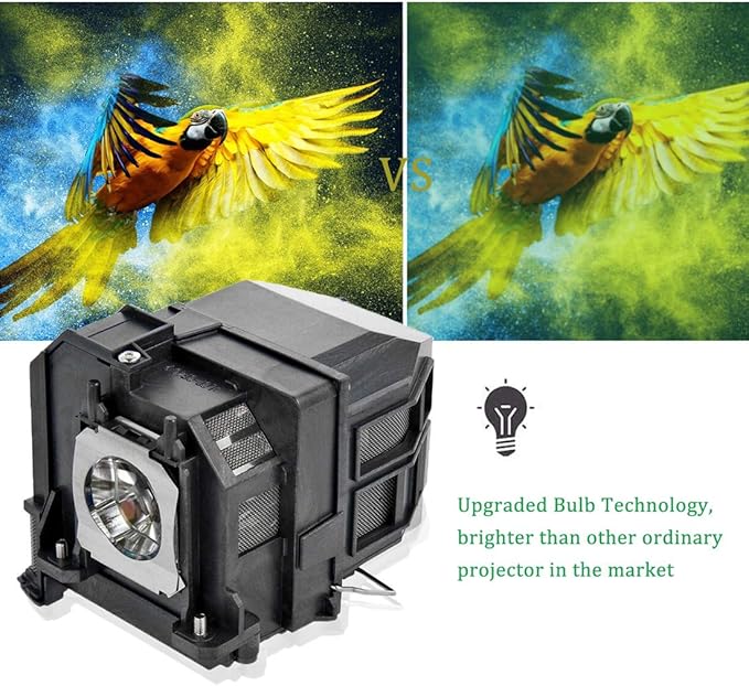 ELP79/ELP80 Replacement Projector Lamp Bulb for Epson ELPLP79/ ELPLP80 BrightLink 575Wi 585Wi 595Wi 1420Wi 1430Wi PowerLite 570 575Wi 580 585W EB-575Wi EB-585W V13H010L79 V13H010L80