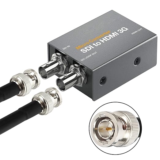 XRDS -RF 100FT SDI Cable, 3G/6G-SDI Cable BNC Digital Video Cables 75 Ohm RG59 BNC Male Cables for 3G/6G HD SDI Monitor Video Recorder Converter Splitter Security Camera