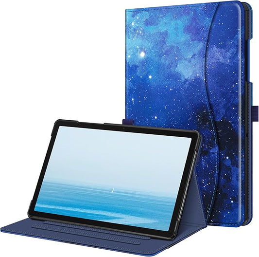 Fintie Case for Samsung Galaxy Tab A9 Plus/A9+ 5G 11 Inch 2023 Model (SM-X210/X216/X218), Multi-Angle Viewing Smart Stand Back Cover with Pocket Auto Wake/Sleep, Starry Sky