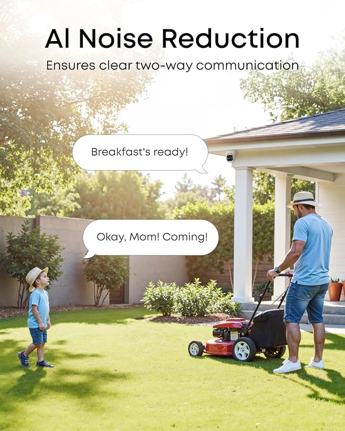 eufy PoE Bullet Security Camera E41, NVR Wired Add On Cam, Requires eufy NVR,4K UHD, 24/7 Recording, Human/Vehicle/Pet AI Detection, Red and Blue Strobe, Plug and Play