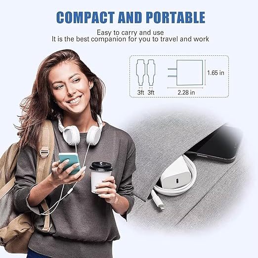 iPhone Fast Charger, 2Pack iPhone 13 Charger, [Apple MFi Certified] Type C Power Wall Charger with 3.3FT Cable Compatible with iPhone 14/14 Pro Max/13/13 Pro Max/12/12 Mini/Pro/11/XS/X/8Plus/iPad