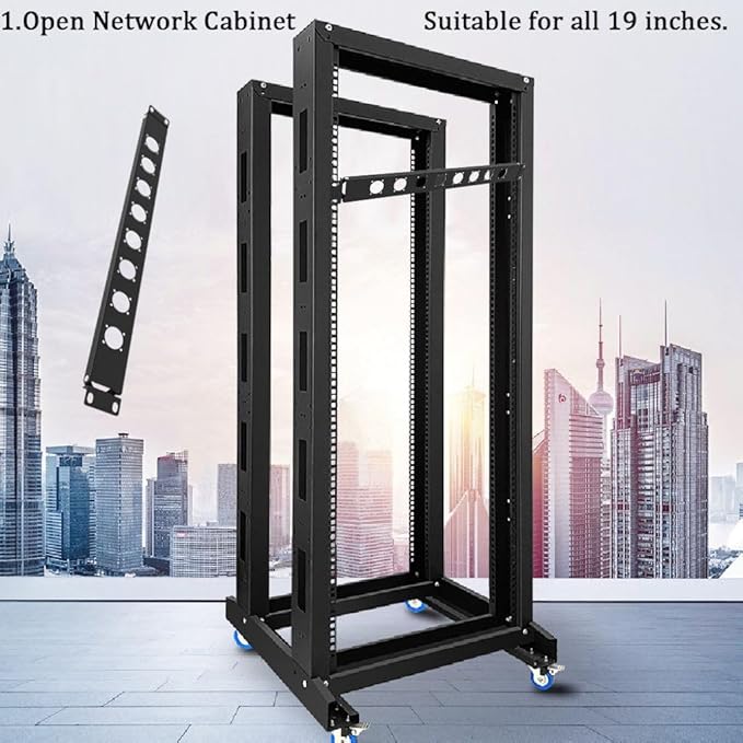 Harrisen 2PCS Hinged Rack Panel，1U8D XLR HDMI Audio Rack Mount Panel for 19 inches Audio Enclosure Server Computer Equipment Studio