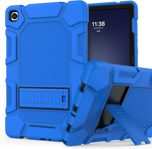 Rantice Case for Samsung Galaxy Tab A9+ 11”, Heavy Duty Shockproof Rugged Protective Case with Kickstand for Samsung Galaxy Tab A9+ / A9 Plus 11” 2023 (SM-X210/X216/X218), Blue+Black