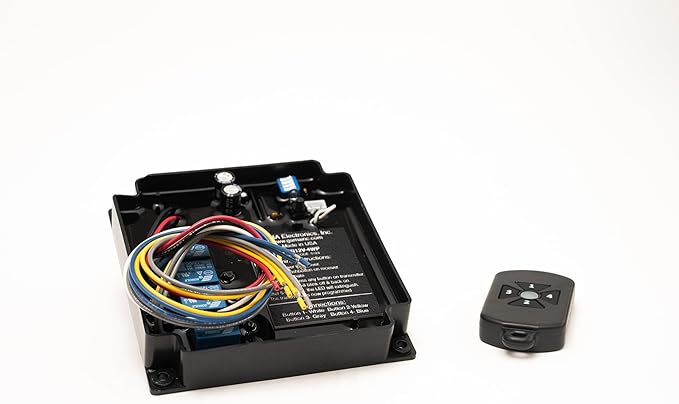 GAMA Electronics R.F. Remote Control Transmitter Receiver 4 Function Control