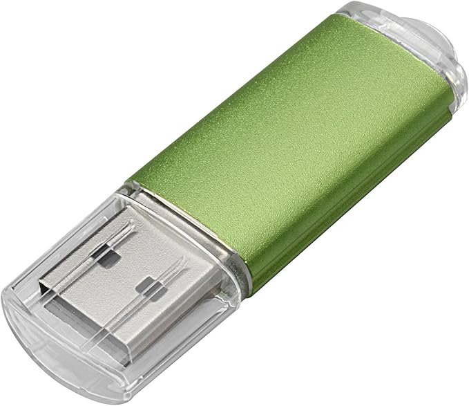 TOPESEL 5 Pack 2GB USB 2.0 Flash Drive Memory Stick Thumb Drives (5 Mixed Colors: Black Blue Green Red Silver)