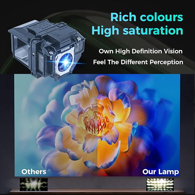 ELPLP97 V13H010L97 Replacement Projector Lamp for EPSON Powerlite Home Cinema U50 880 2250 2200 VS260 Pro EX9240 EX3280 EX7280 EX5280 EB-U50 TW5700 EB-FH52 EB-FH06 EB-W51 W50 X50 EH-TW710