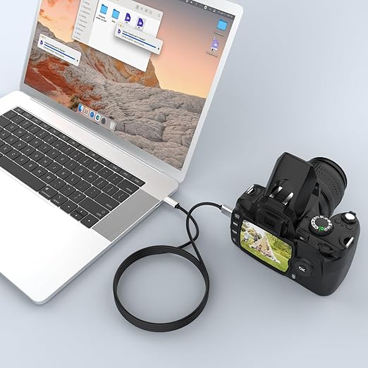 USB C External Hard Drive Cable, 5Gbps USB C to Micro B Cord Wire for Seagate Toshiba Canvio, WD My Passport LaCie PS5 Game Drive Camera Compatible with iPhone 15,16, MacBook Pro/Air Tablet