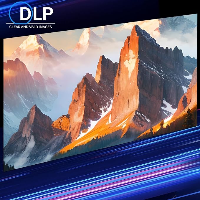 DLP Business Projector 3300 Lumens High Brightness Projector for Office Large and Clear Daytime Display