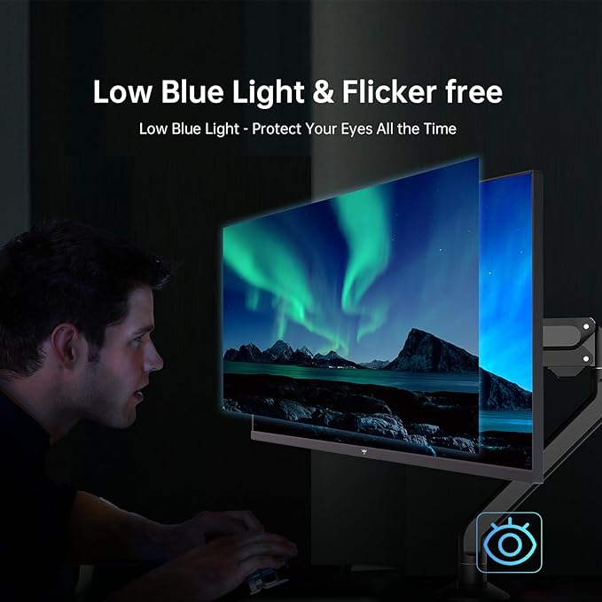 KTC 32 Inch 2K Monitor, 1440P IPS Computer Monitor, 100Hz 120Hz Frameless QHD PC Monitor for Office & Gaming, Eye Care, G-Sync/FreeSync, 109% sRGB, HDR, HDMI/DP, Tilt Adjustable, VESA, H32T13