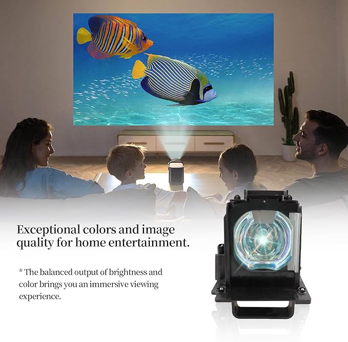 915B441001 Replacement Projector Lamp Bulb Compatible with Mitsubishi for WD-60638 /WD-60638CA /WD-60738 /WD-60C10 Lamp Bulb Replacement with Housing