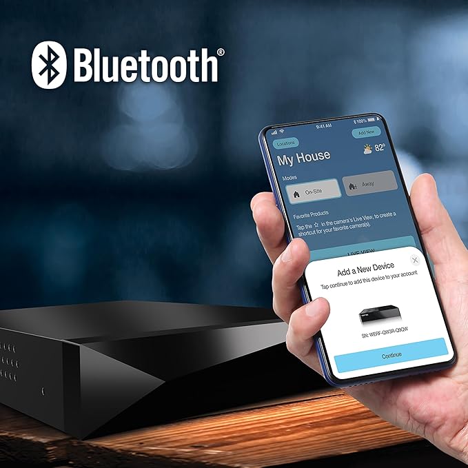 Night Owl 2-Way Audio 12 Channel 4K DVR with 2TB Hard Drive - Add up to 12 Total Devices