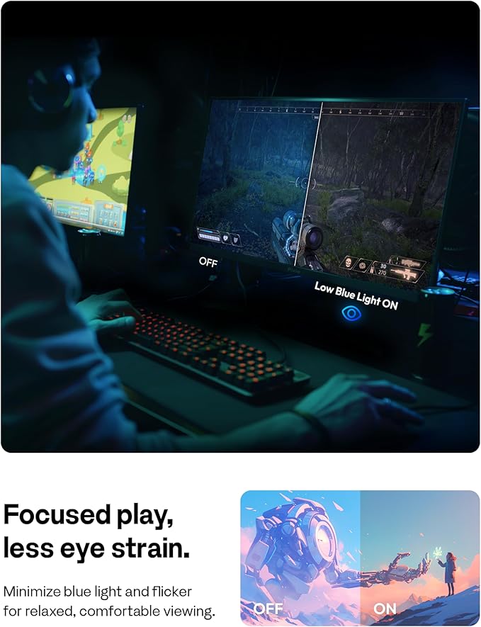 Pixio PX246 Wave Beige 24 inch 120Hz Refresh Rate FHD 1080p Resolution IPS Panel 4ms GTG Response Time Gaming Monitor with Adaptive Sync