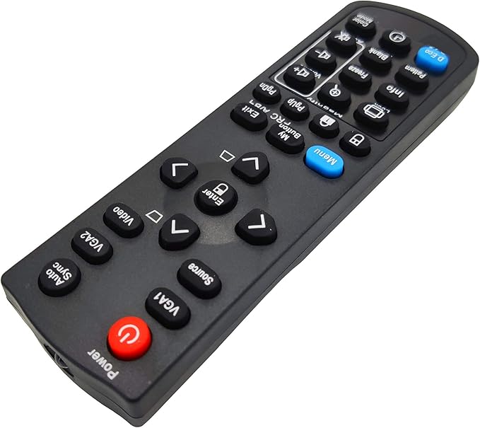 A-00009245 Projector Remote Control for ViewSonic PJD6253, PJD6383S, PJD6553W, PJD6683WS, PJD7333, PJD7382, PJD7383I, PJD7400w, PJD7533W, PJD7583WI, PJD8333S, PJD8353S, PJD8633WS, PJD8653WS