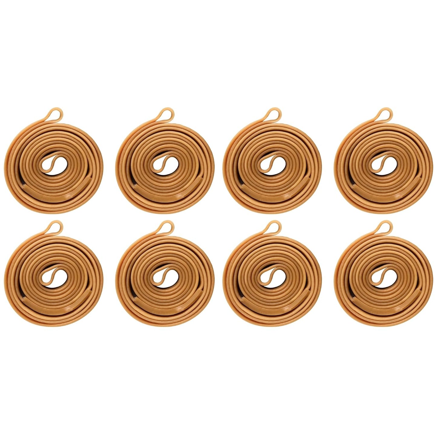 IDL Packaging 56" Strong, Elastic & Flexible Rubber Bands, Pack of 8, Beige - 2X Elasticity, 80% Natural Rubber - Extra Strong Mover Bands for Furniture, Boxes, Moving Blankets