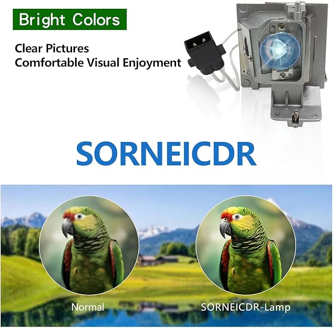 BL-FU195A/BL-FU195C/SP.72G01GC01 Replacement Projector Lamp Bulb Compatible with OPTOMA HD142X HD27 EH345 H183X S341 S340 W331 TW342 Projectors, with Housing