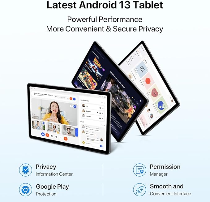 UMIDIGI A15 TAB Tablets, 11 inch Android Tablet with Dual SIM 4G LTE, 16GB RAM 256GB ROM (1TB Expand), Cellular and WiFi, 7500mAh 20W Fast Charge, Octa-Core Gaming Tablet, Stylus Pen, 13MP Camera