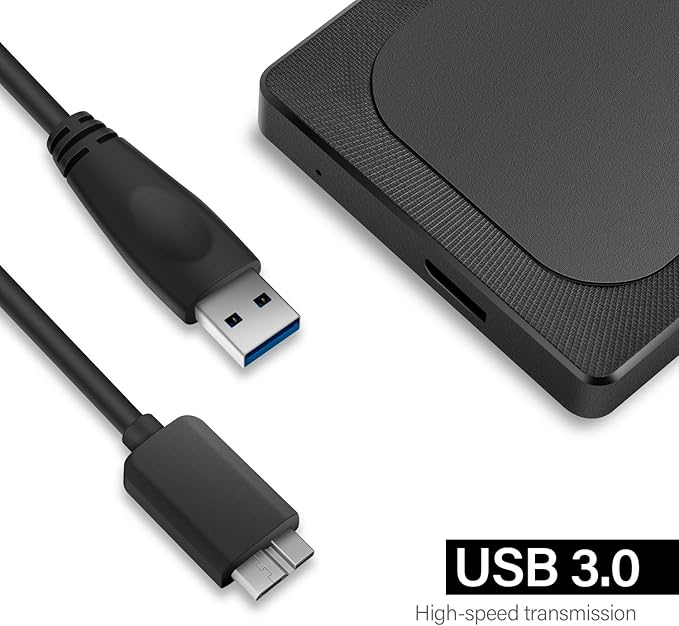 1.5TB External Hard Drive Ultra Slim Portable HDD-USB 3.0 for PC, Mac, Laptop, PS4, Xbox one,Xbox 360