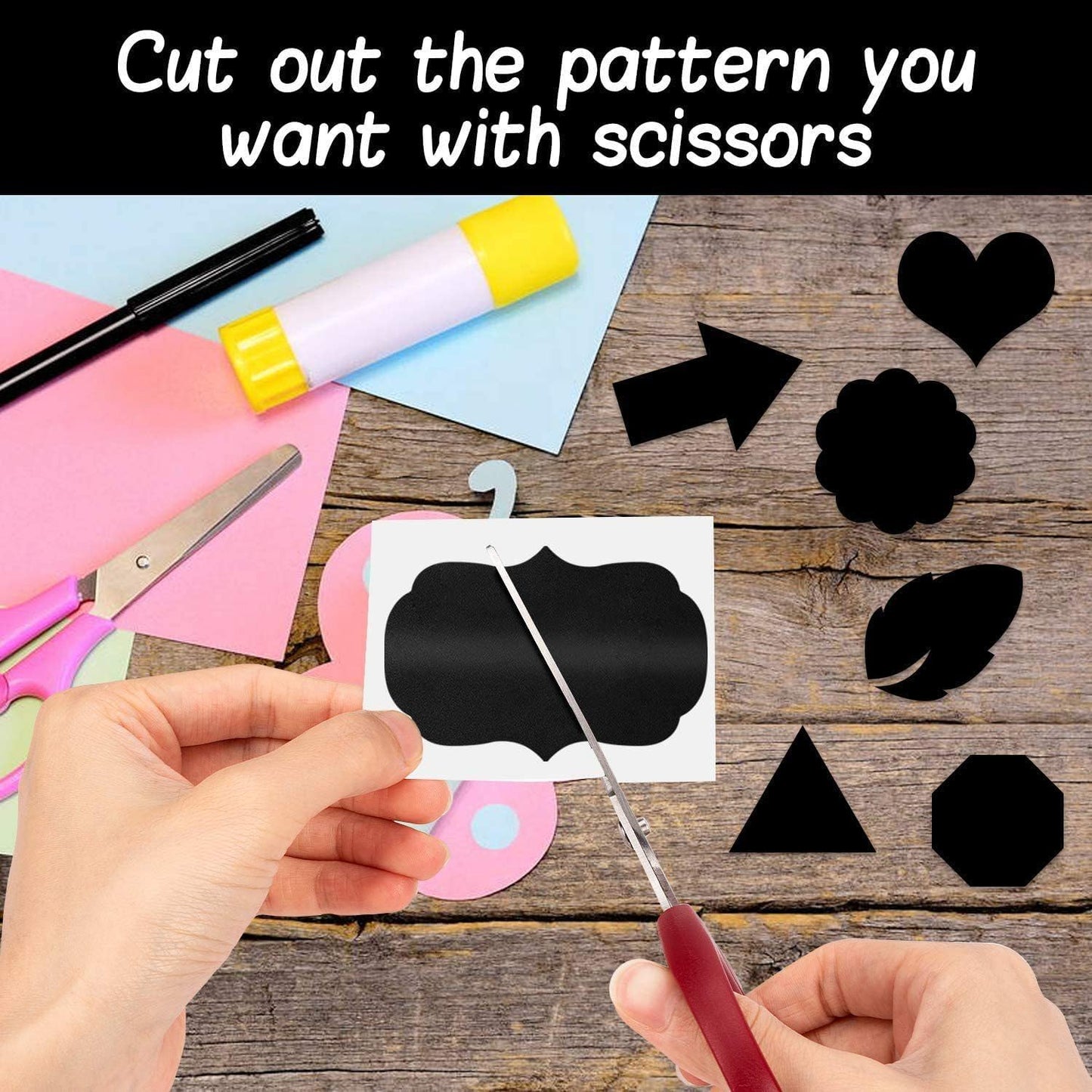Chalkboard Label 300 Pcs Waterproof Reusable Labels for Food Containers Chalk Sticker Labels with 3 Liquid Chalk Markers for Mason Jars, Parties Decoration, Craft Rooms, Storage, Home, Kitchen