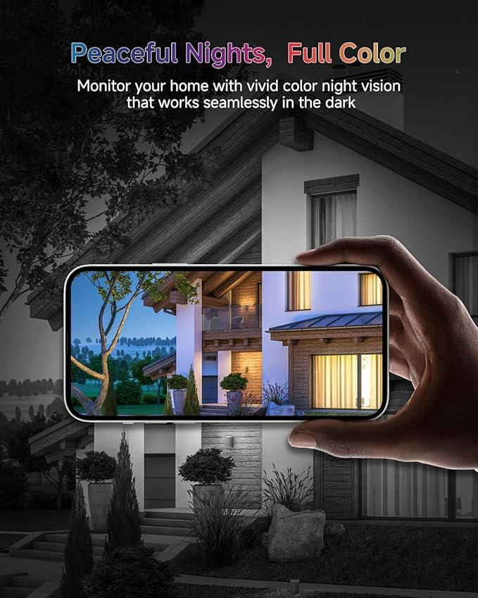 Noorio B200 Security Camera Wireless Outdoor Magnetic, 1080p Cameras for Home Security, Battery 1Min Install AI Motion Detection WiFi Indoor Camera, Color Night Vision, 2-Way Talk, Work with Alexa