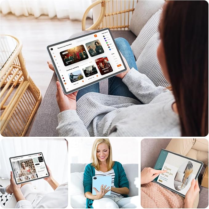 2026 Upgraded Android 15 Tablet, 11 inch Tablets with Keyboard, 24GB+128GB+2TB Expand, Octa-Core, 8000mAh, Gemini AI, 5G/2.4G WiFi, BT5.0, GMS, GPS, 2 in 1 Tablets with Case, Mouse, Stylus(Green)