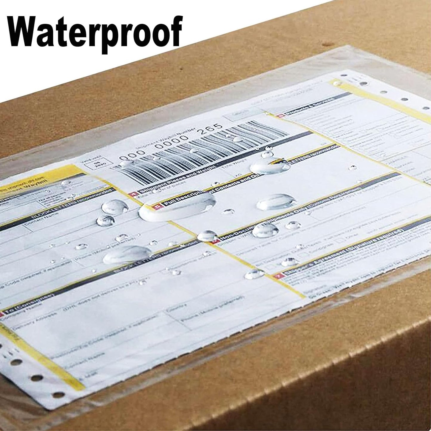 200 Pcs 6x9 Shipping Envelopes, Packing List Mailing Envelopes Clear Adhesive Shipping label sleeves Shipping Supplies for Small Businesses