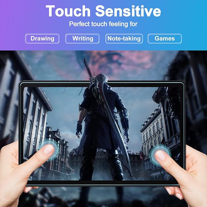 Caweet Screen Protector for Samsung Galaxy Tab A9+ / A9 Plus 11 Inch 2023 Released, 9H Hardness HD Tempered Glass Film Guard, 1 Pack