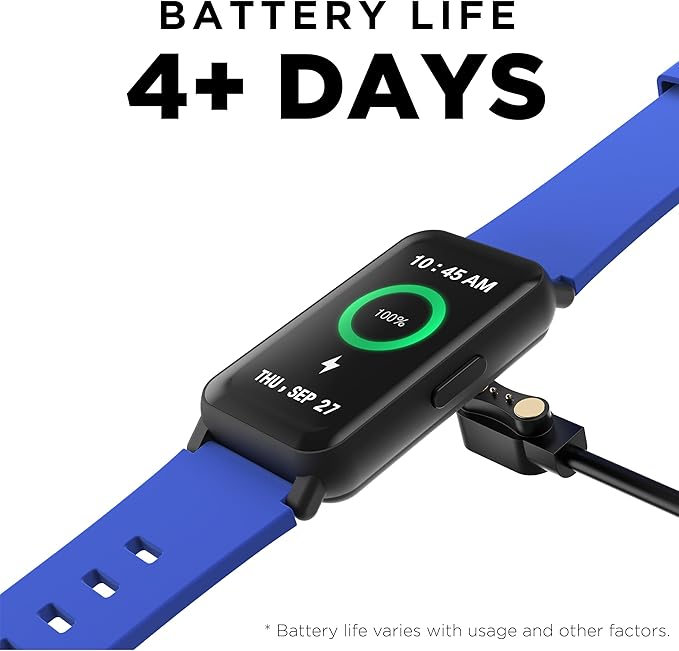 iTouch Active 4 Smartwatch Fitness Tracker – 1.47” Display, IP68 Water Resistant, 96 Sport Modes, Heart Rate & Activity Tracking, GPS, Pedometer, 100+ Watch Faces – for Android & iOS