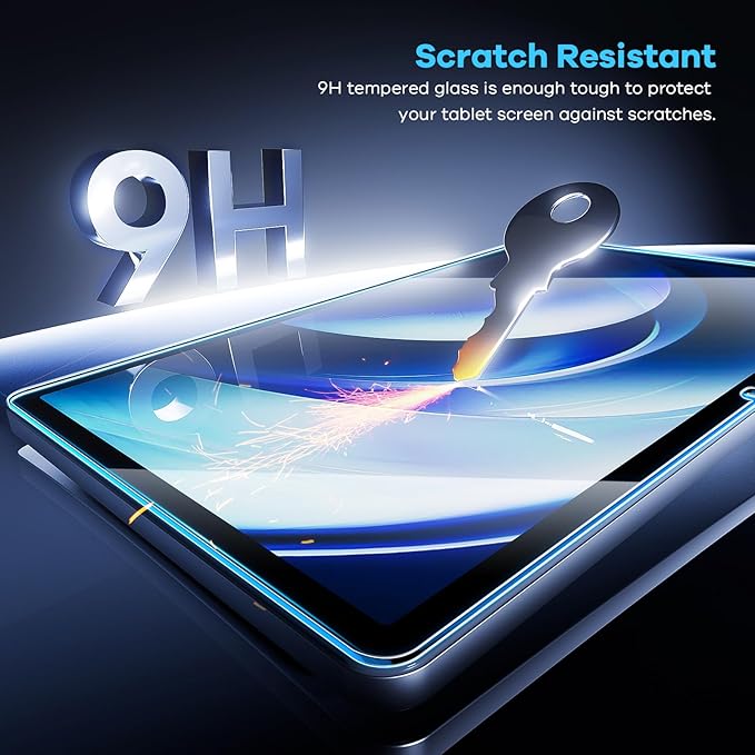 AACL 2-Pack Tempered Glass for All-New Fire Max 11/TM112/ TalphaU Screen Protector 11 Inch (2023, 13th Gen) [Easy Installation][Anti-Scratch]